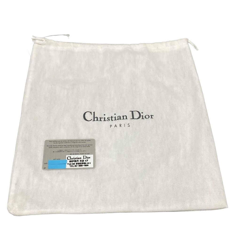 Christian Dior DIOR/ChristianDior Flight Shoulder Bag Gray Black Orange Denim - Picture 8 of 15